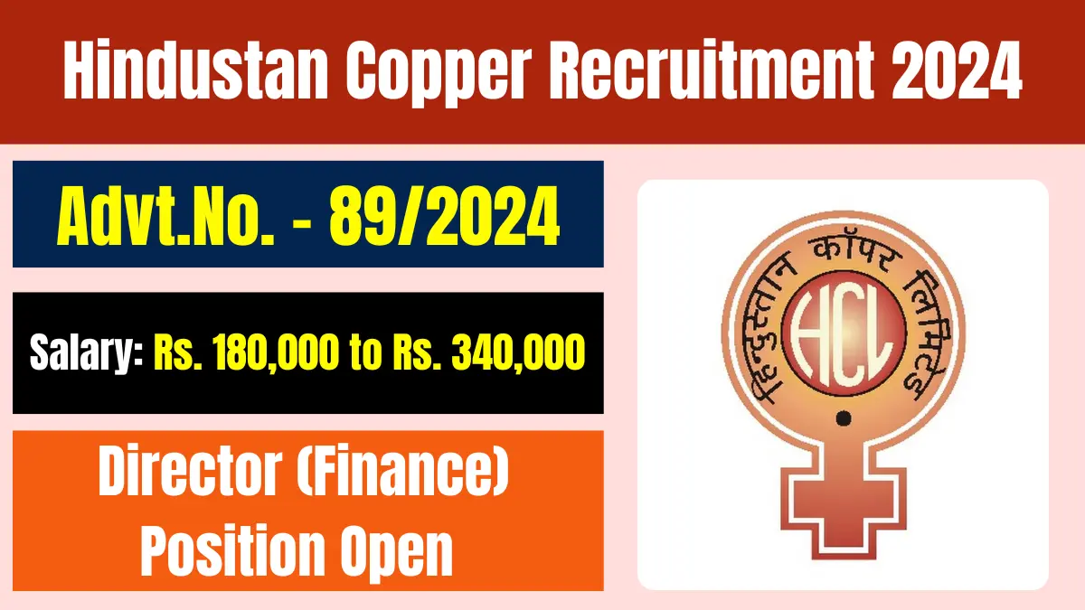 Hindustan Copper Recruitment 2024