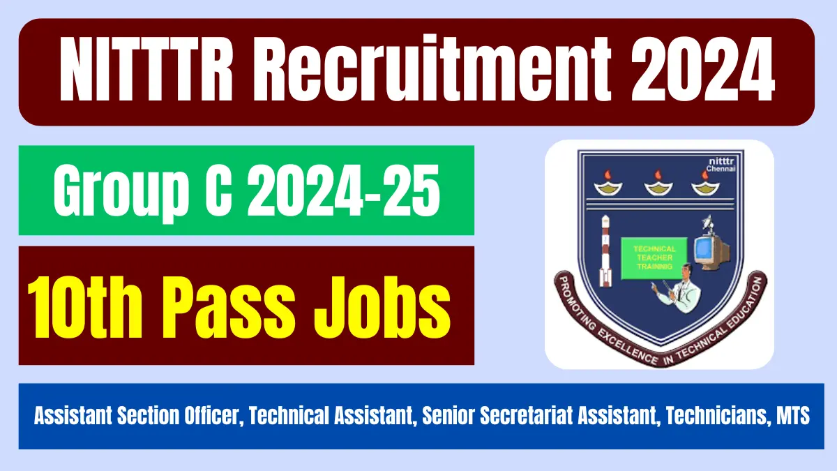 NITTTR Recruitment 2024