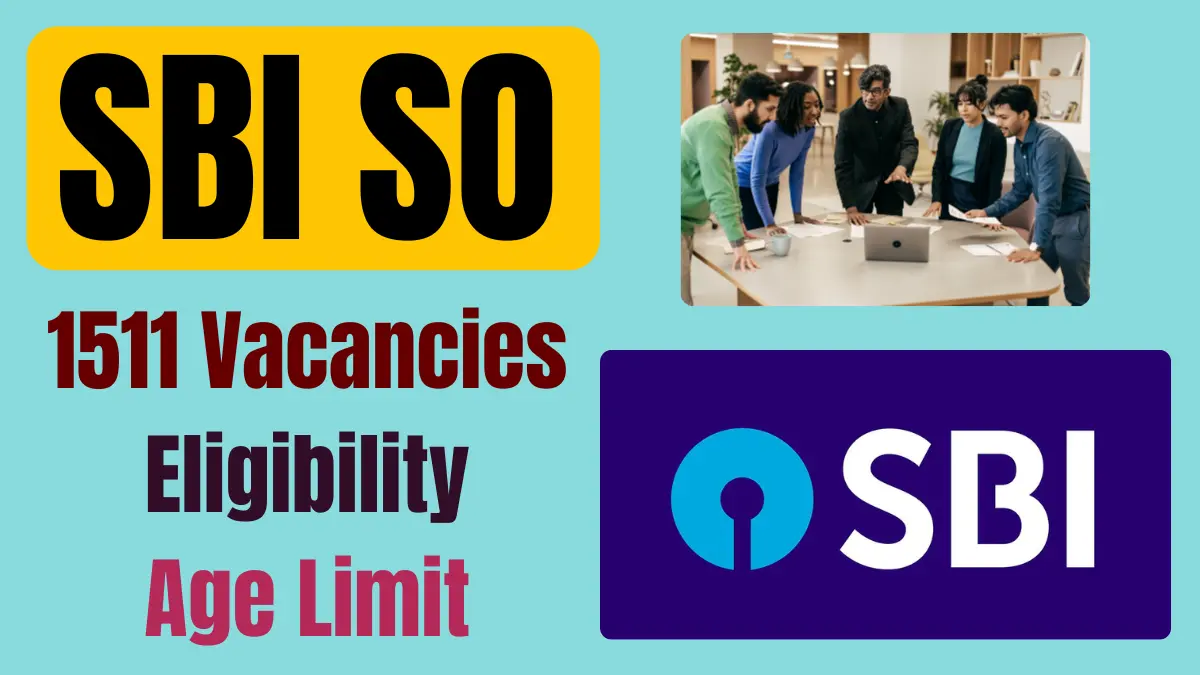 SBI SO Recruitment 2024