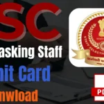 SSC MTS Admit Card 2024