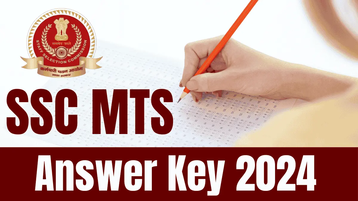 SSC MTS Answer Key 2024